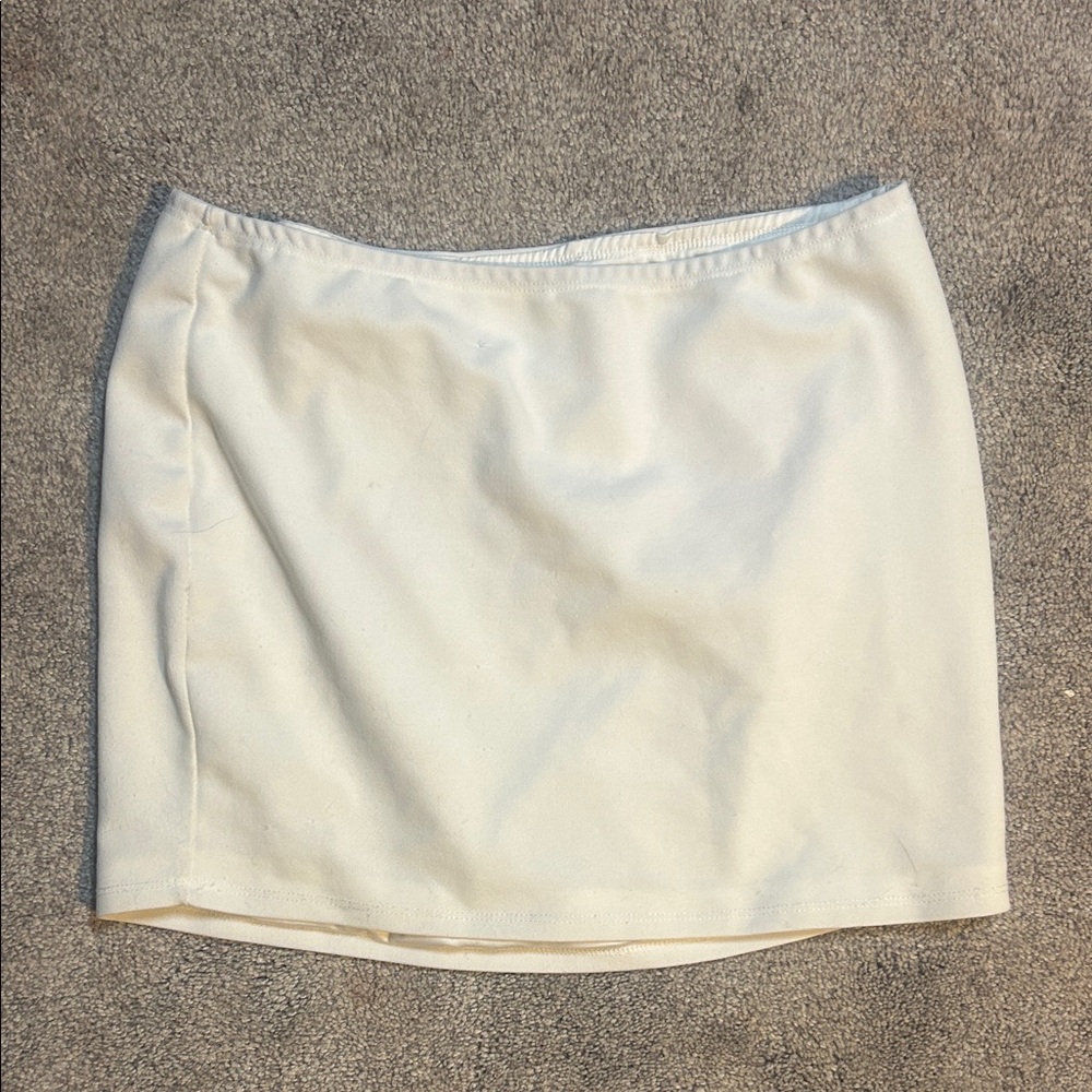 White Women's Mini Skirt